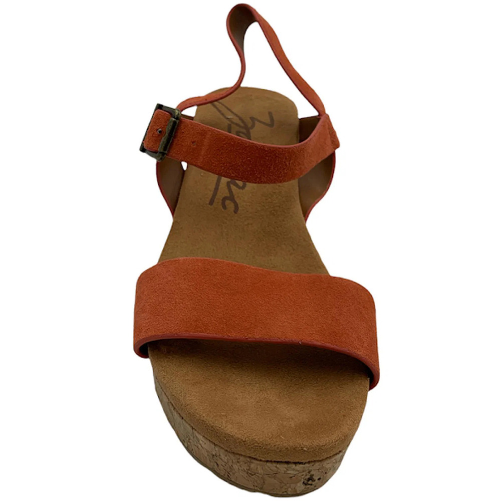 Zodiac Adjustable Strap Wedge Sandal Piper Chili - Medium - Picture 3 of 5